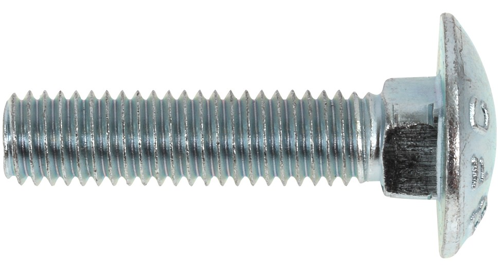 LUKKORUUVI DIN603 4.6 ZN M10X25 (ISO 8677)
