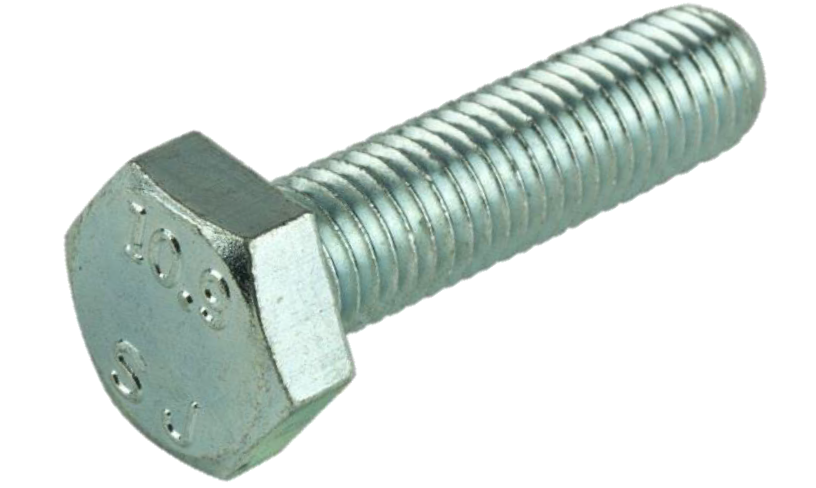 KUUSIORUUVI TÄYSK. DIN 933 8.8 ZN M8X8 (ISO 4017)