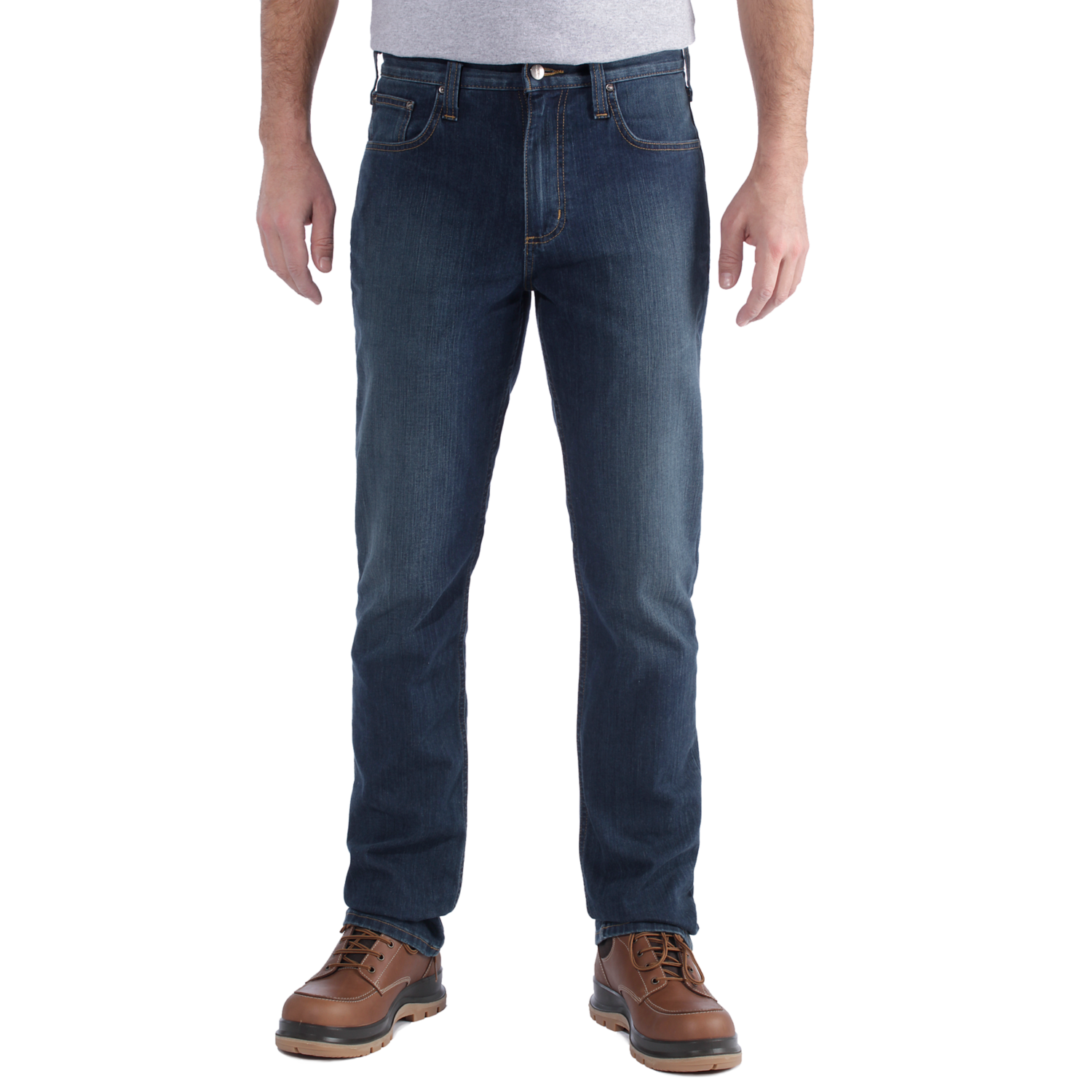 STRETCH FARKUT W38/L34 TUMMANSININEN 102807 498
