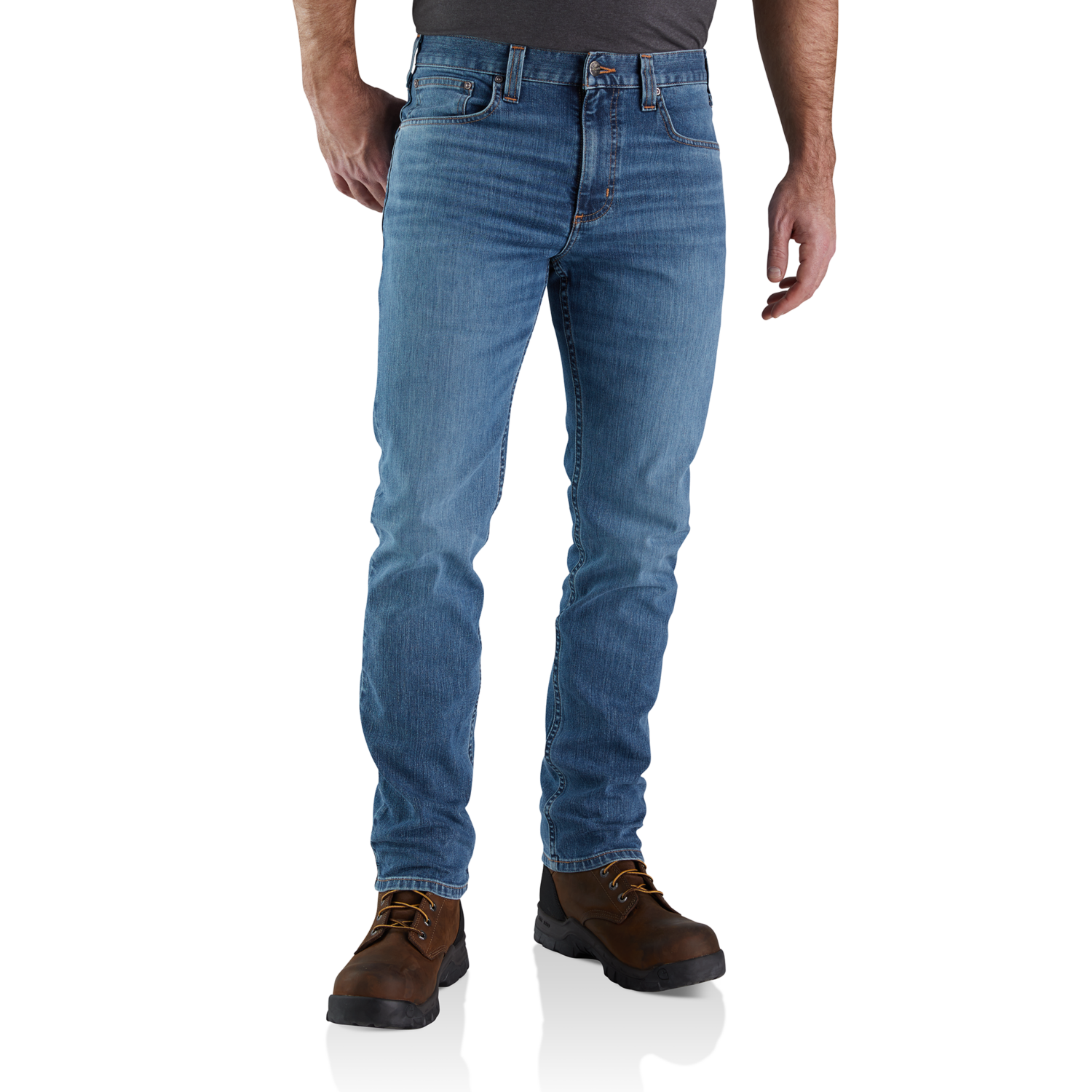 STRETCH FARKUT W33/L36 VAALEANSININEN 102807 H39
