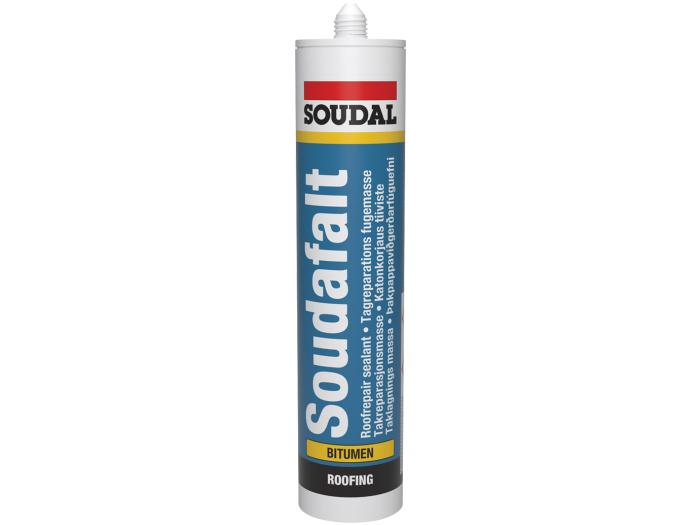 SOUDAFALT KOVETTUMATON BITUMIKITTI KATTOKORJAUKSIIN  TIIVISTYS 310 ML MUSTA