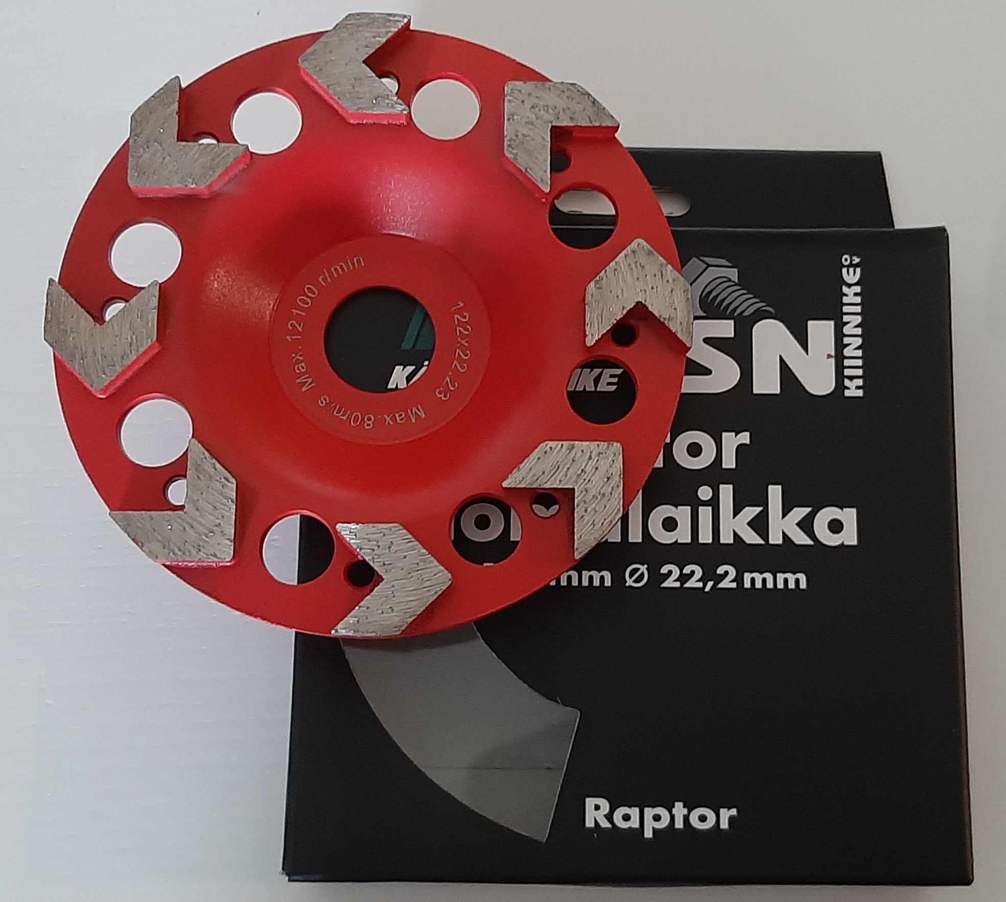 TIMANTTIHIOMALAIKKA 122  X 22,2 MM RAPTOR