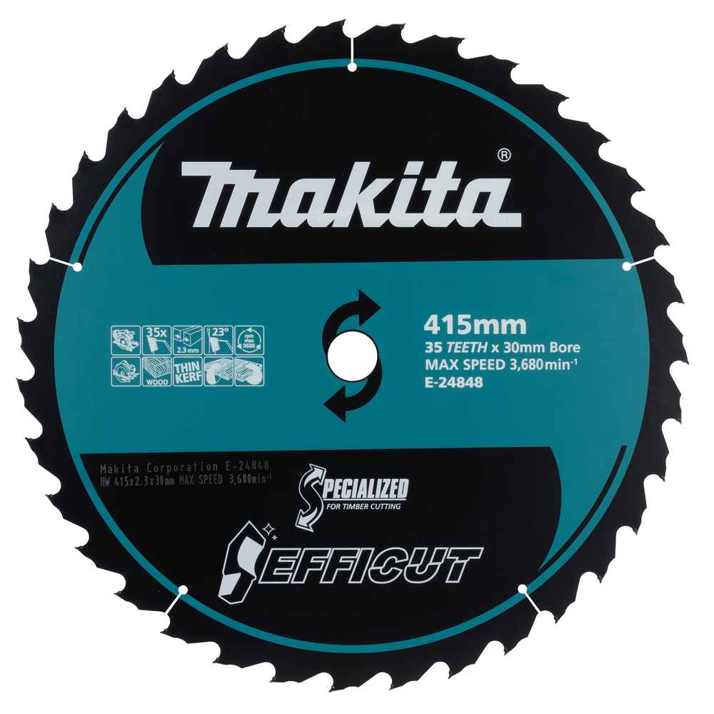 PYÖRÖSAHANTERÄ 415X30X2,3MM Z-35 PUULLE EFFICUT