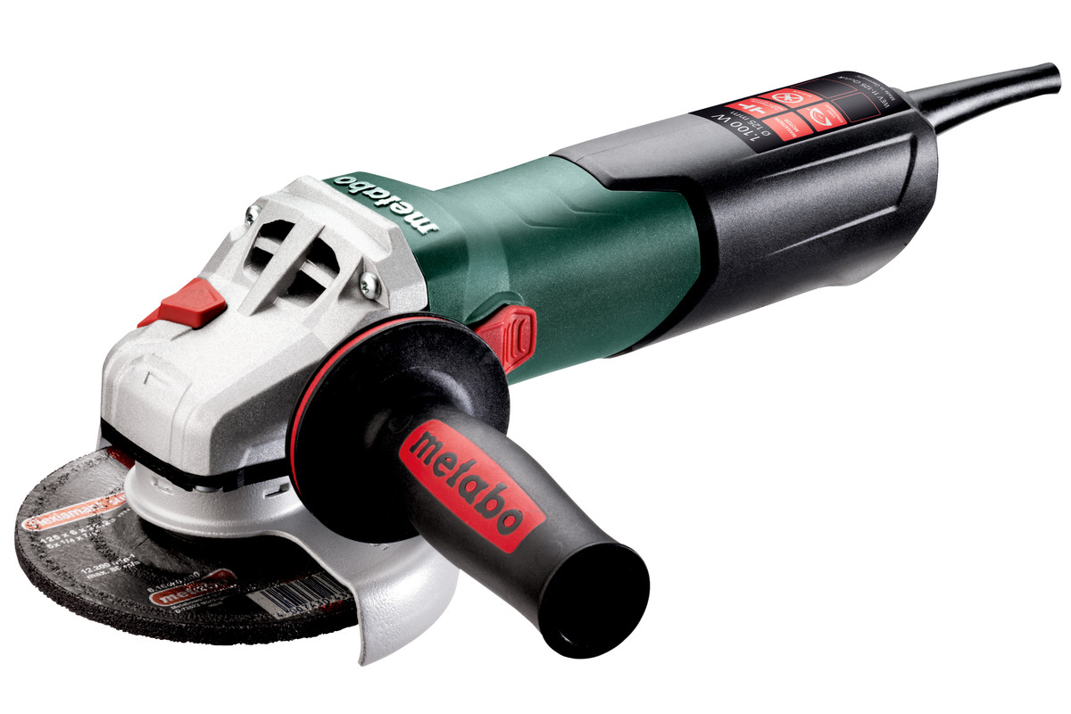 WEV 11-125  QUICK KULMAHIOMAKONE 1100W 125MM METABO