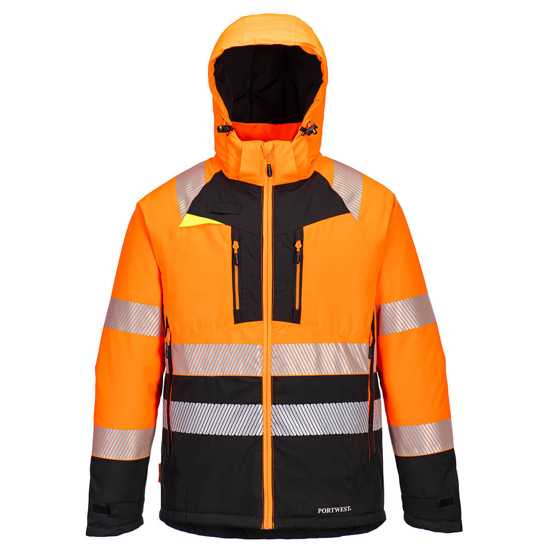 DX4 HI-VIS LUOKAN 2 TALVITAKKI S ORANSSI/MUSTA DX430OBR