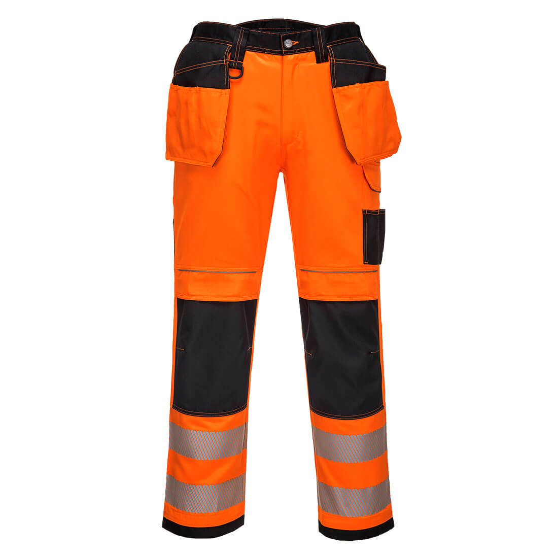 PW306 - PW3 HI-VIS STRETCH RIIPPUTASKUHOUSUT 38" ORANSSI PORTWEST