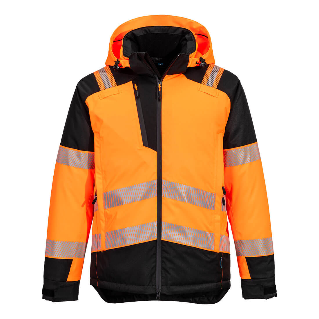 PW3 HI-VIS TALVITAKKI 2XL ORANSSI/MUSTA T160OBR