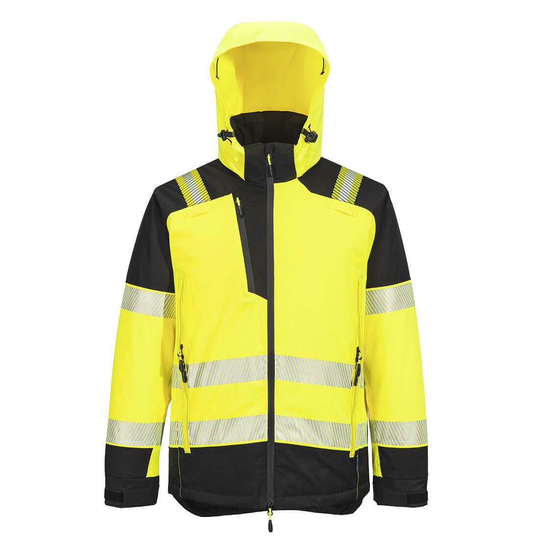 PW3 HI-VIS TALVITAKKI XL KELTA/MUSTA T160YBR
