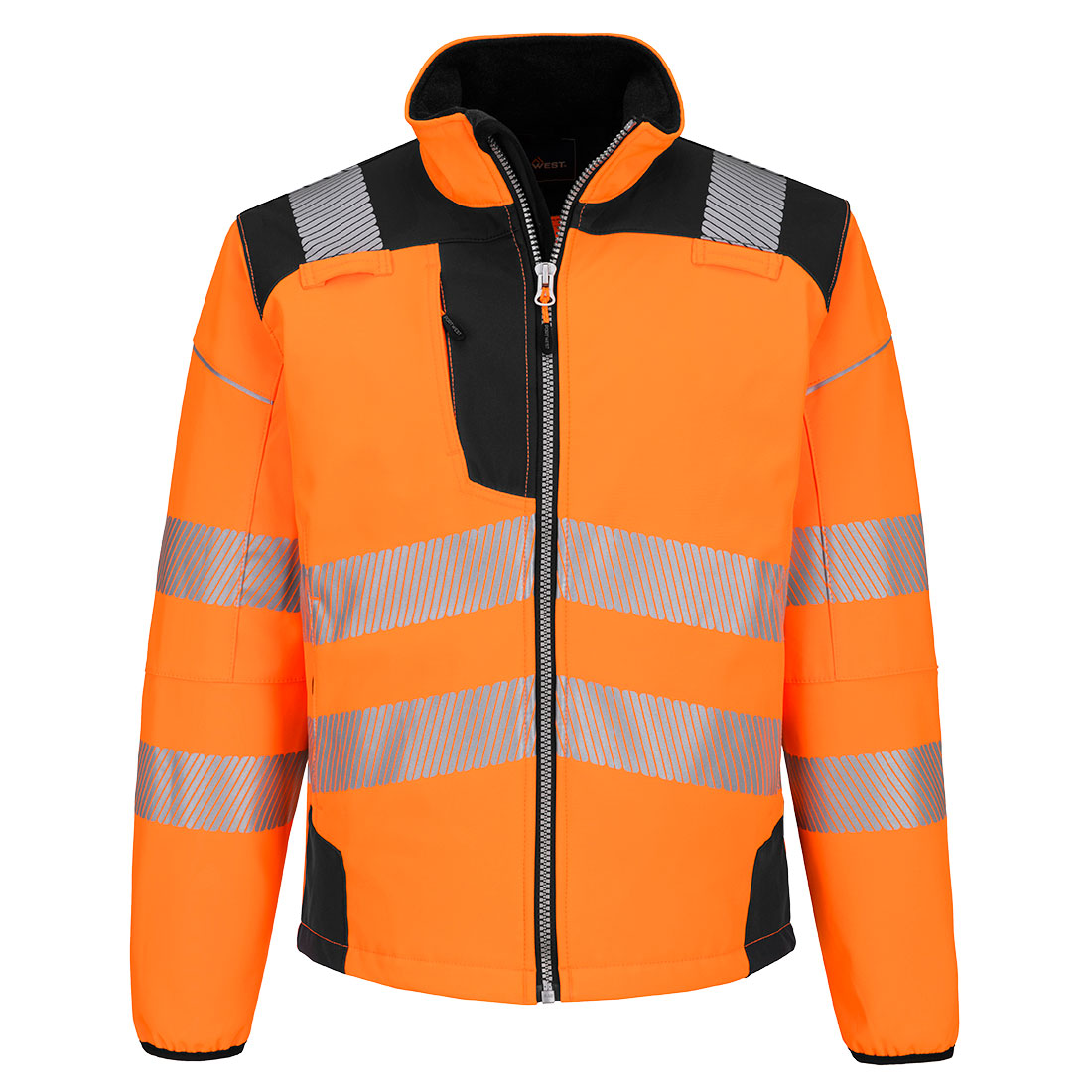 PW3 SOFTSHELL-HUOMIOTAKKI XS ORANSSI/MUSTA T402OBR