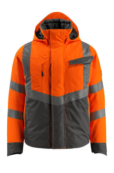 MASCOT® SAFE SUPREME TALVITAKKI HASTINGS 3XL HI-VIS ORANSSI/TUMMANHARMAA