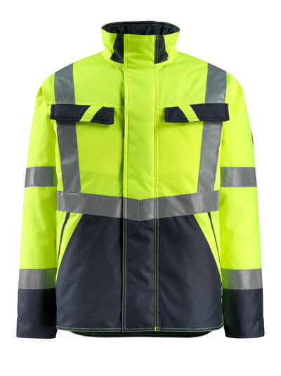 MASCOT® SAFE LIGHT  PENRITH TALVITAKKI L HI-VIS KELTAINEN/NAVY 15935-126-17010