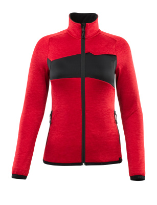 MASCOT® ACCELERATE NAISTEN FLEECE TAKKI M PUN./MUSTA