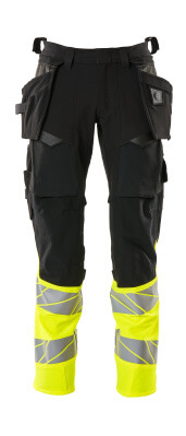 MASCOT® ACCEL. SAFE HOUSUT RIIPPUTASK. STR 82C51 MUST/HI-VIS KELT
