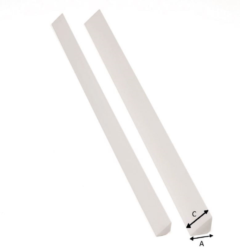 VIISTELISTA 10 KOLMIOLISTA MIN.ERÄ 4M 10X15MM