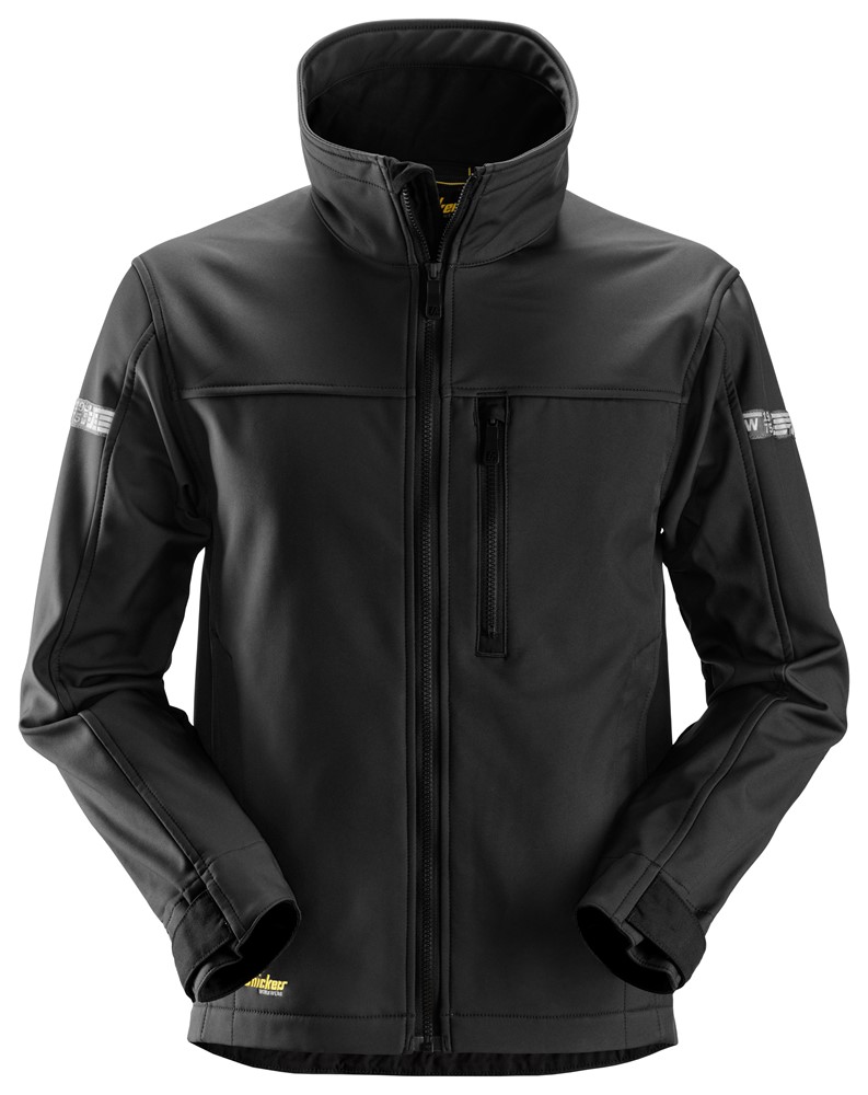 ALLROUNDWORK SOFT SHELL-TAKKI XXL  MUSTA 1200 0404