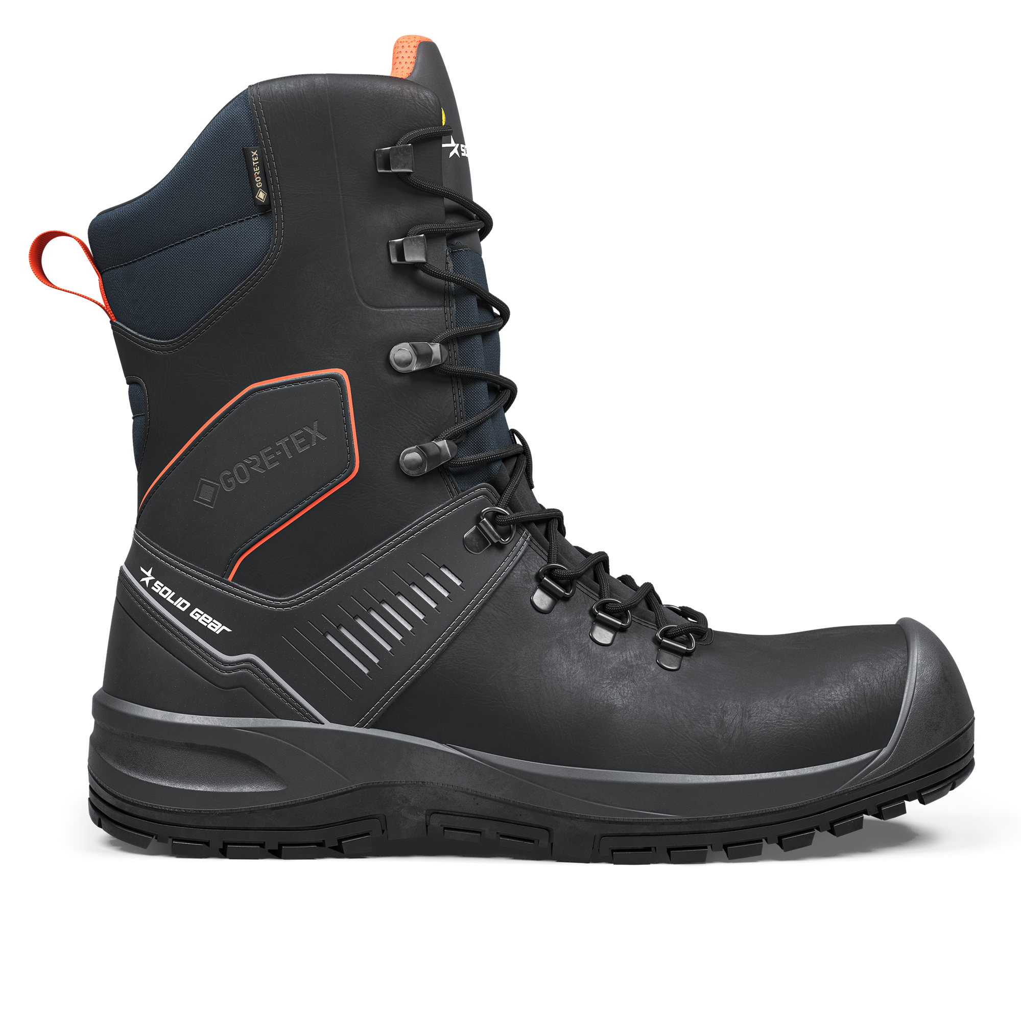 SOLID GEAR ION GTX HIGH MUSTA/PUNAINEN 44 SG73106