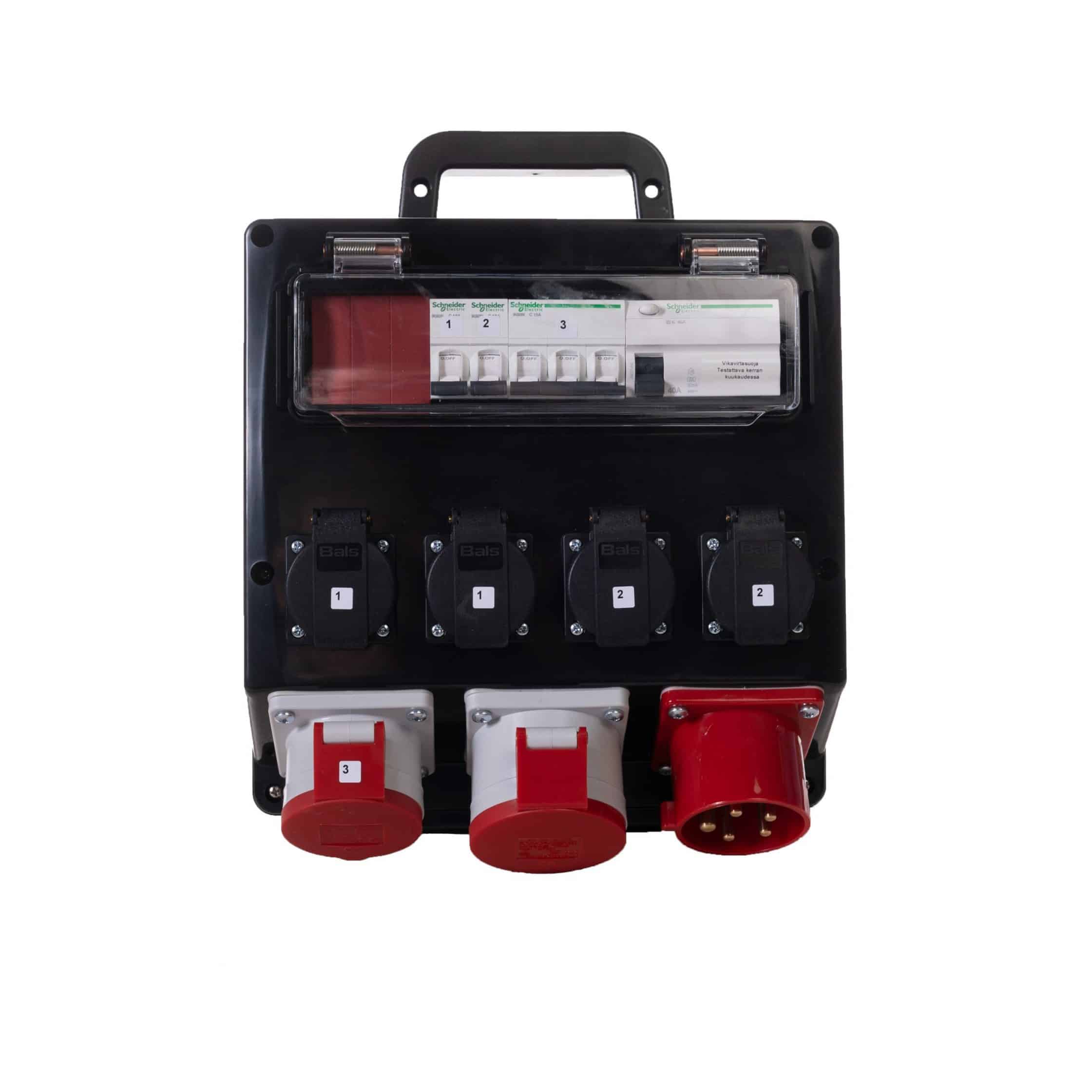 ALAKESKUS SALKKU 32 A TAS32/1 Rasiat 1x16A+4xx16A/230V